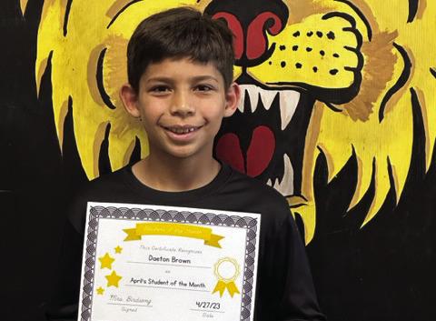 Daeton Brown, 4th grade