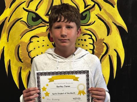 Bentley James, 5th grade Courtesy photos