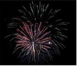 Residents were able to watch multiple fireworks shows around the county. Photo by Jeremy Pence