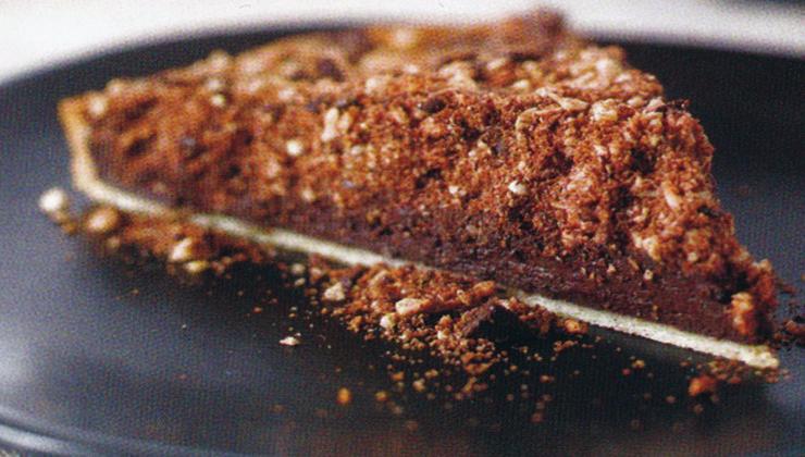 Chocolate Crumble Pie, the winner of the dinner