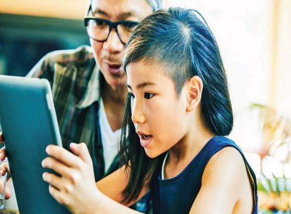 A family media plan can help parents ensure their children aren’t spending too much time staring at screens. Courtesy photo