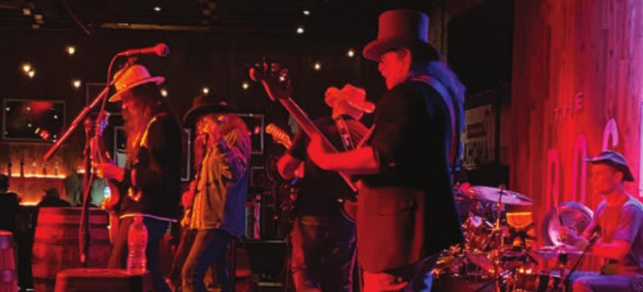 Ole Red’s Doghouse in Tishomigo, Okla. rocked the roof off the house with Lone Star Skynyrd, a Lynyrd Skynyrd cover band, and Brandon Walker on April 30, 2022. Tom Stewart