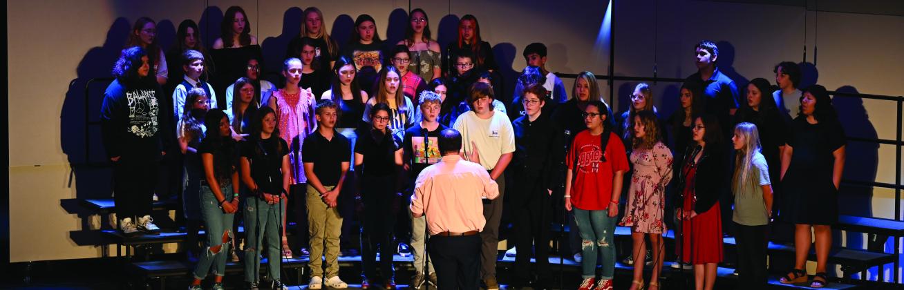 The Kingston Middle School choir held their spring concert on May 8. Courtesy photo