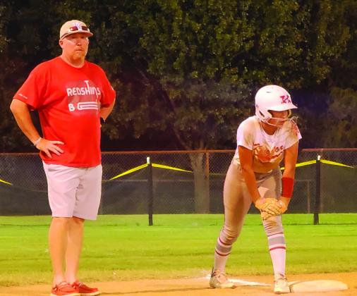 Alyssa Langford, right, is a veteran softball player and sophomore at Kingston High School. Courtesy photos