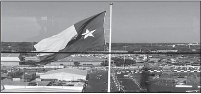 The Texas flag can be seen from every heart-pounding ride at the Texas State Fair. Tom Stewart