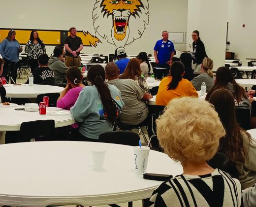 MHS seniors and their families attended the Scholarship Information Night. Courtesy photo