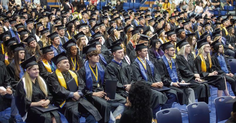 The 2024 Southeastern Oklahoma State University graduating class. Matt Swearengin