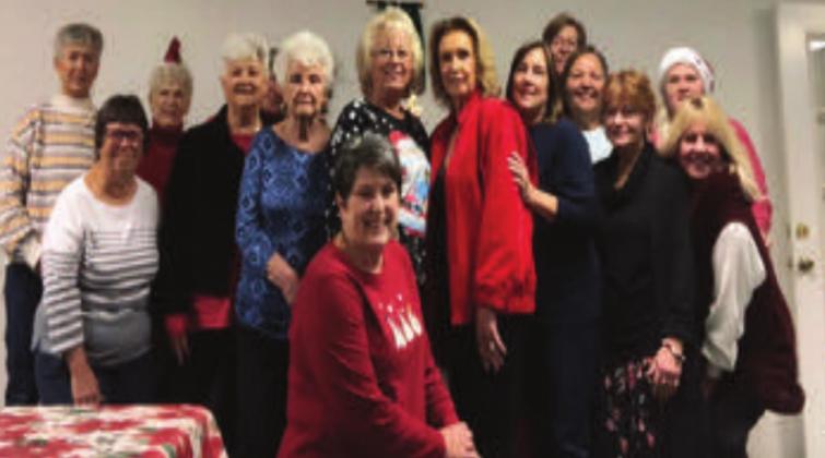 The Texoma Fire Auxilary had their monthly meeting and Christmas luncheon on December 20, 2021. Courtesy photo