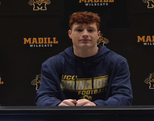 Stephen Sisco signed his letter of intent to play football for the University of Central Oklahoma of Edmond. Courtesy photo