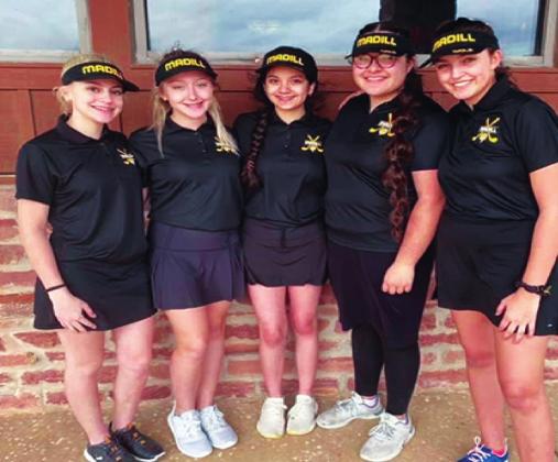 Abbey Zang, Belen Moreno, Kellanie Lowe, Samantha Salinas and Jaelen Williams went to regionals on April 27, 2021. Jennifer Rushing