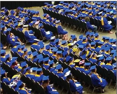 Epic Charter School students are seen at the school's Oklahoma City graduation ceremony in 2019. Courtesy photo
