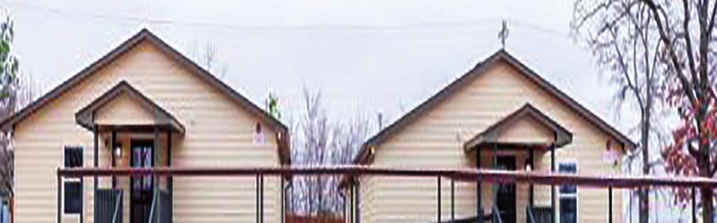 Governor Anoatubby led a virtual ribbon cutting Monday, Feb. 8 to dedicate these two new residential facilities for the Hina’ Chokma “Good Path” Recovery Center, located in Ada. Courtesy photo