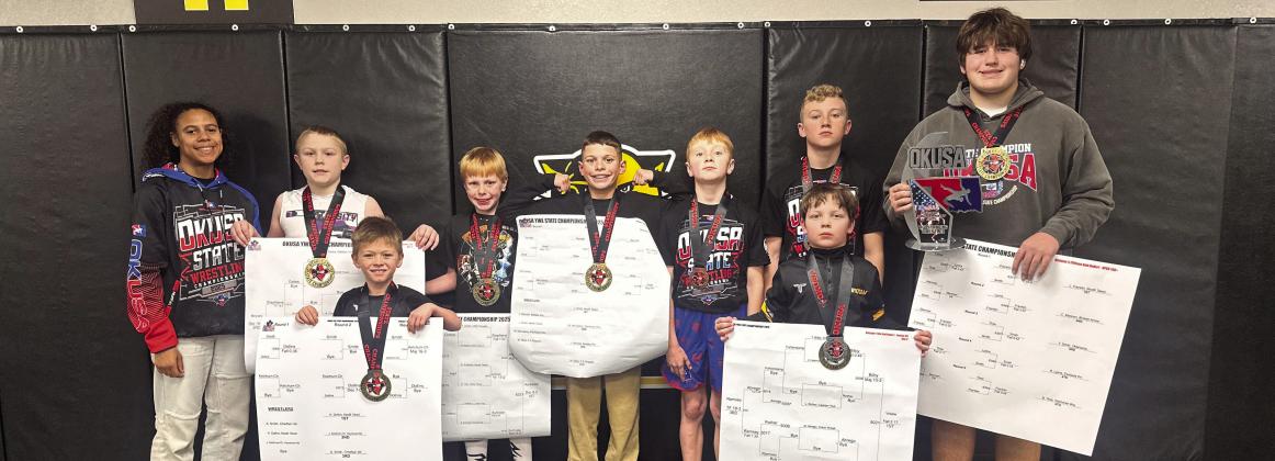 Madill Takedown wrestling places at state