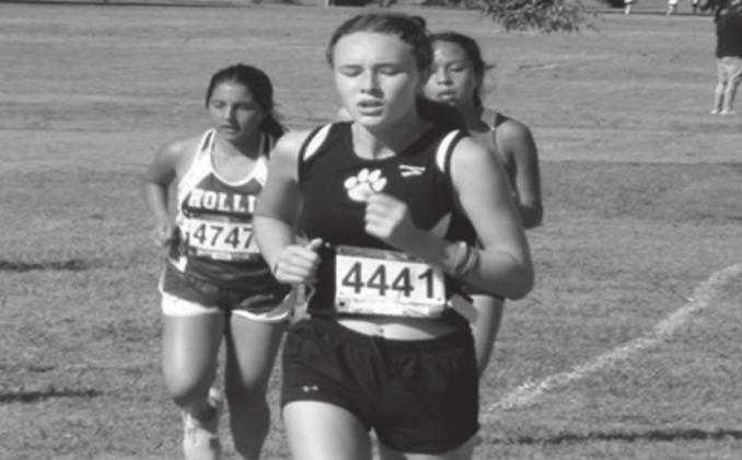 Codie Shaw ran a 15:47:35 at the Waurika Cross Country Invitational on October 9, 2021. Courtesy photo