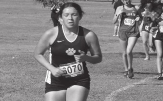 Nathali Ibarra ran a 15:19:33 at the invitational. Courtesy photo