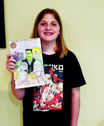 Halloween coloring contest winners announced