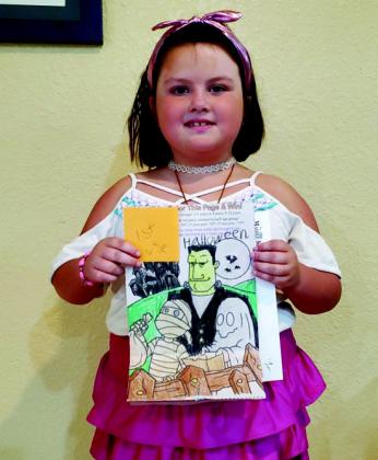 Halloween coloring contest winners announced