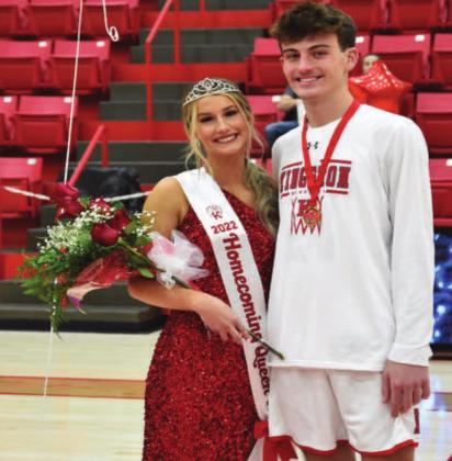 Raegan Davis and Braden Matchen were crowned 2022 Kingston Homecoming Queen and King respectively. Crockett Uber