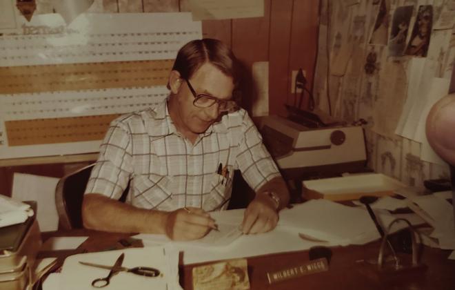 Wilbert Wiggs was an editor for The Madill Record. Courtesy photo