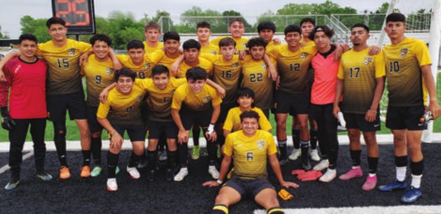 The Madill High School boys soccer team advanced to the quarter finals after defeating Woodward. Summer Bryant • The Madill Record