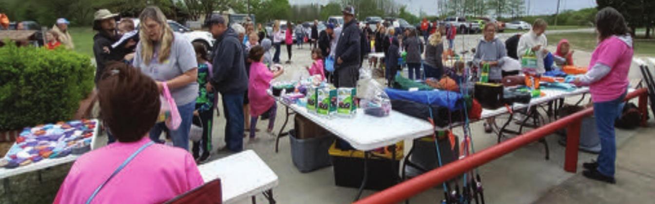 The Friends of Buncombe Creek organized an Easter Egg Hunt for the community after the tornado damaged the usual location. Courtesy photos