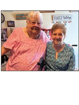 Nadine Garrison and Bitsy Lasiter have been friends for more than eight decades. Courtesy photo