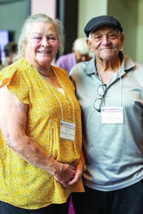 Thais Meyer-Beshirs and Stephen Beshirs traveled from Texas to attend the annual Chickasaw Nation Elders Conference conducted June 12-13 at WinStar Resort and Convention Center. Courtesy photo