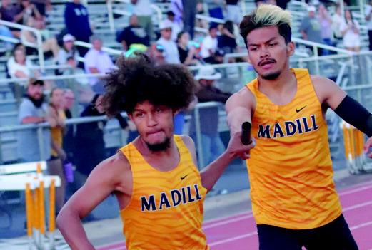 The MHS relay teams placed in the state meet.