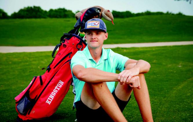 Aaron Ellis committed to Murray State University and will be on the Men’s Golf Team. Courtesy photo.