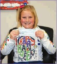 Connie Bardin • The Madill Record Joslynn Jackson, eight years old, won first place in the 6-8 years old category.