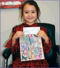 Connie Bardin • The Madill Record Chloe McWilliams, seven years old, won third place in the 6-8 years old category.