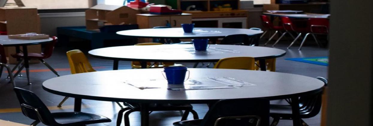 The Tulsa Board of Education voted last week to allocate $300,000 to upgrade HVAC systems at 31 schools to ensure the maximum amount of outside air is circulating throughout buildings like this one at Anderson Elementary School. (Whitney Bryen/Oklahoma Watch) Courtesy photo