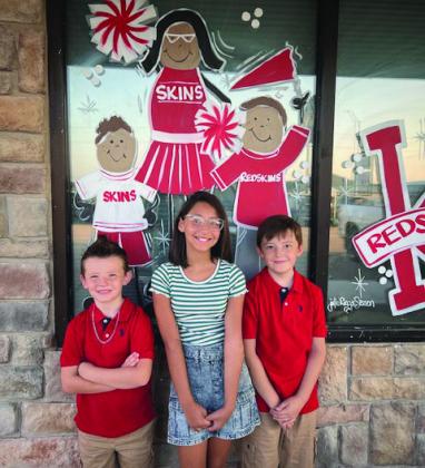 Amelia Cox, 2nd grade; Cambri Cox, 4th grade Archer Huddleston, Kindergarten; Nauctaivia Huddleston, 4th grade; Asher Huddleston, 3rd grade