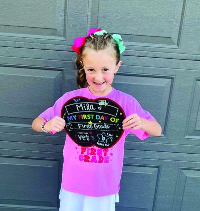 Mila Rose, 1st grade Courtesy photos