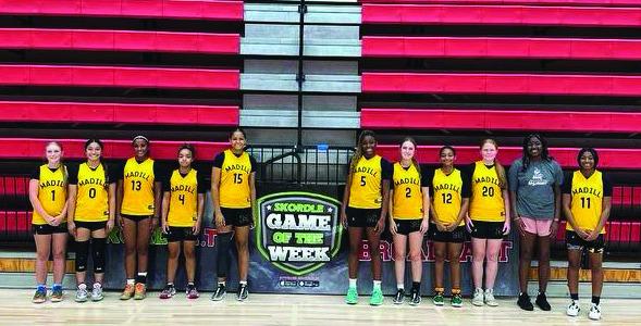 The Madill JV girls basketball team participated in the 2024 Skordle Shootout last weekend. They went 2-1, but lost the championship to Dale. Courtesy photo