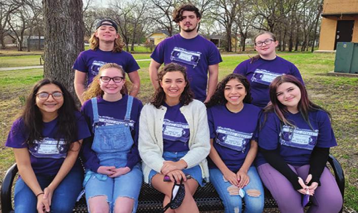 L to R front: Sweety Patel, Payton Marshall, Abby Zang, Flower Valeriano, and Amber Stowers. L to R back: Chance Whitman, Thomas Turner, and Grace Hartin. Not pictured: Parker Savage, Olivia Glaze, and Colby Massey. Courtesy photo