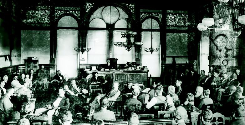 Judge Isaac Parker’s courtroom circa 1880-1896. Photo courtesy of the National Park Service