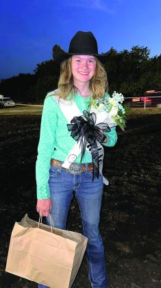 Braxtin Karpis was the 1st Runner-Up at the Madill Round-Up Rodeo. Courtesy photo