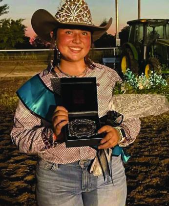 Mylee Coleman was crowned the 2023 Madill Round-Up Rodeo Queen on August 18. Courtesy photo