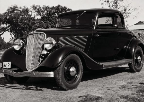 Hux Taliaferro’s car before being stolen by Bonnie and Clyde. Courtesy photo