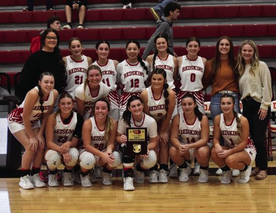 The Lady Redskins took 3rd place at the Boomerang Classic Tournament. Crockett Uber