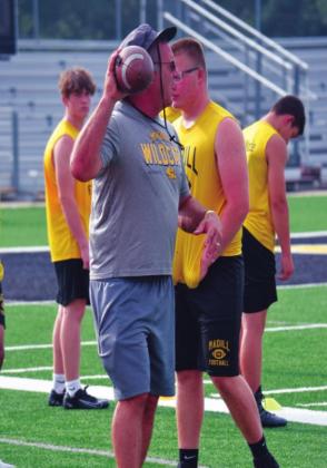 Madill Football practice and Summer Pride