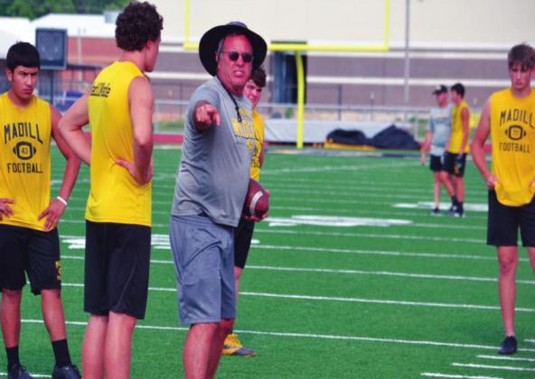 Madill Football practice and Summer Pride