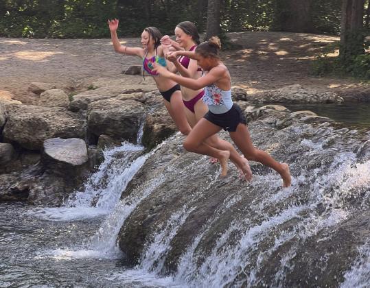 The Madill Cross Country team traveled to Sulphur on July 28 for a practice. The team was also able to participate in some fun in the sun. Courtesy photos
