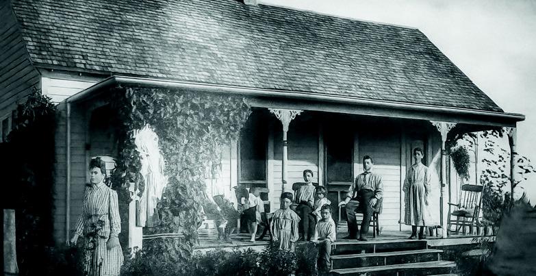 Dr. and Mrs. Lewis at their home in Helen/Kingston along with several of their kids Courtesy photo