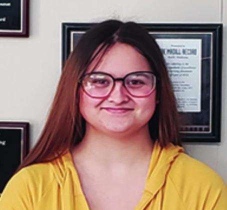 Shalene White • The Madill Record Megan Moss is a 16-year-old from Kingston who loves to read newspapers and writing. She joined the contest specifically to win the subscription.