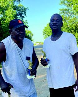 2025 King of Tha Hill Team Domino Tournament 2nd Place, Dinky King and Randy Morris. Courtesy photo