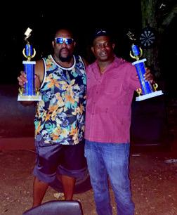 2024 King of Tha Hill Team Domino Tournament 1st Place, Shake Carter of Madill, Ok and Greg Gains. Courtesy photo