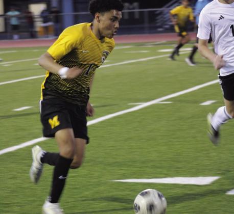 Player runs down field. Courtesy photo