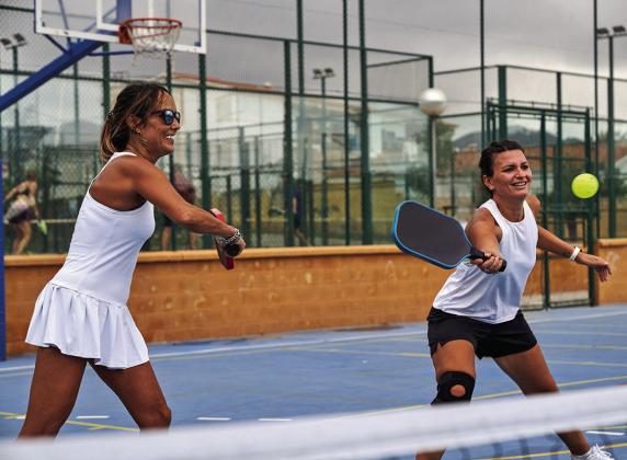 Research has indicated that incorporating fun activities, such as pickleball, into exercise routines can motivate individuals to commit to regular physical activity. Courtesy photo